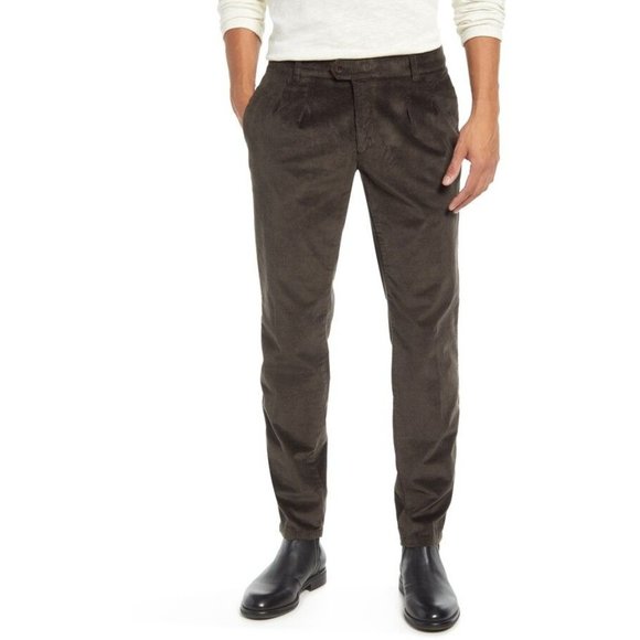 Brax Pete Single Pleat Corduroy Trousers - Picture 5 of 5
